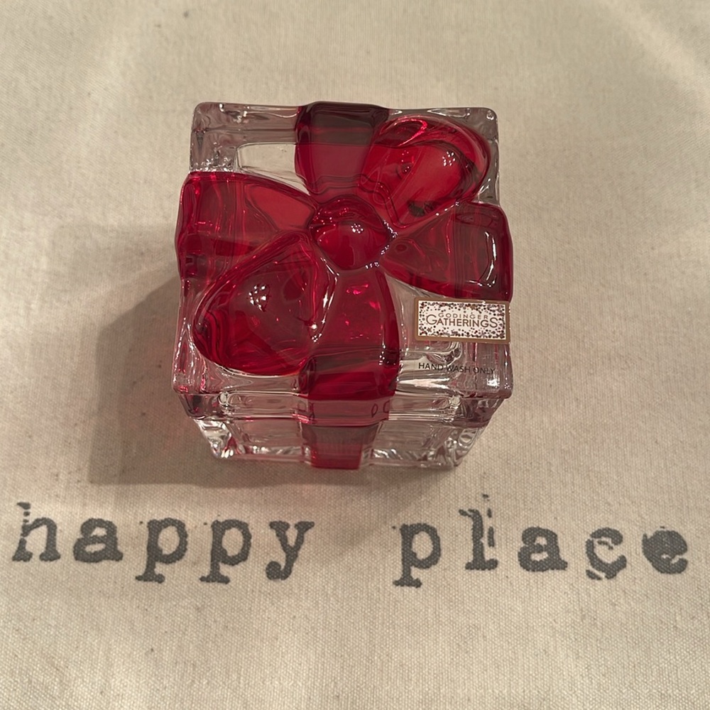🎁🎁❤️❤️CRYSTAL Box Godinger Gatherings Present Box/ Christmas/Valentine’s - Picture 2 of 8